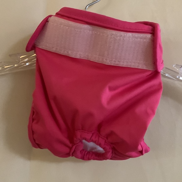 Teamoy Reusable Wrap Diapers for Male Dogs, Washable Puppy Belly Band Pink Small - Picture 5 of 12